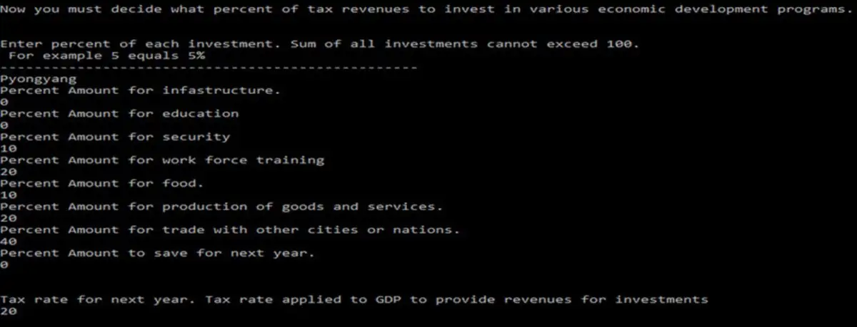 Portada de Area Cooperation Economic Simulation: North Korea (ACES)