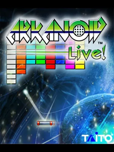 Portada oficial del videojuego Arkanoid Live!