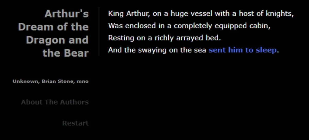 Arthur’s Dream of the Dragon and the Bear