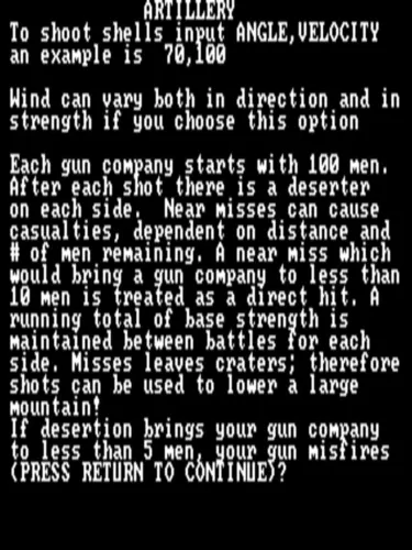 Portada de Artillery