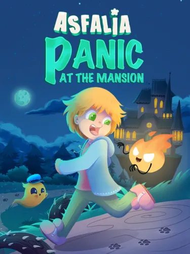 Portada oficial del videojuego Asfalia: Panic at the Mansion