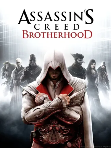 Portada oficial del videojuego Assassin’s Creed Brotherhood