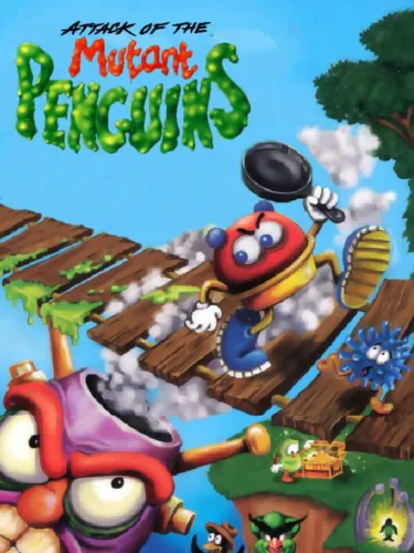 Portada de Attack of the Mutant Penguins