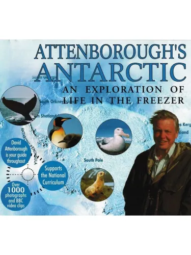 Portada de Attenborough’s Antarctic: An Exploration of Life in the Freezer