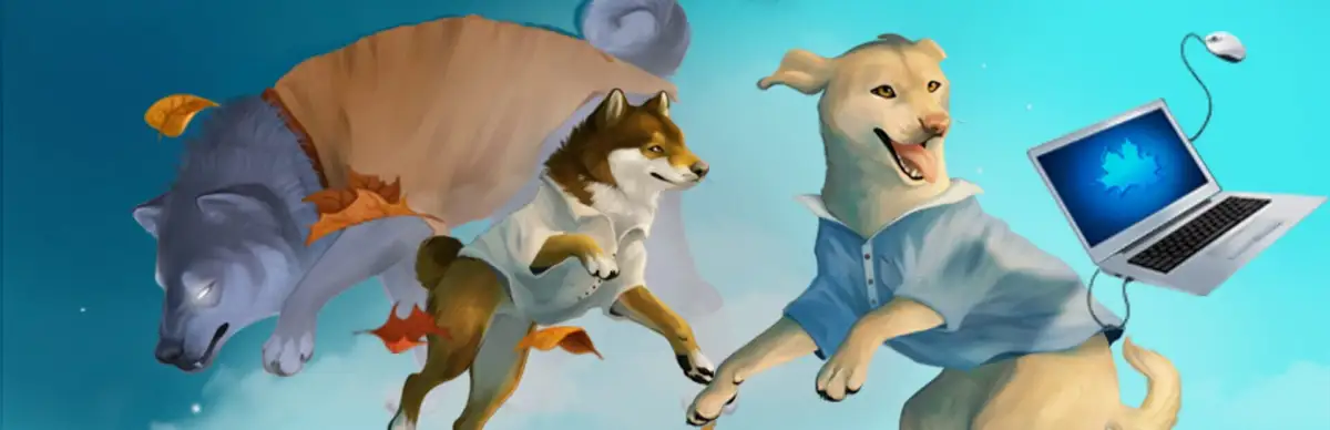 Autumn with the Shiba Inu