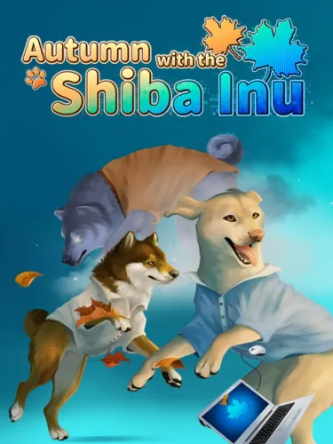 Portada oficial del videojuego Autumn with the Shiba Inu