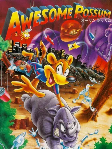 Portada de Awesome Possum Kicks Dr. Machino’s Butt