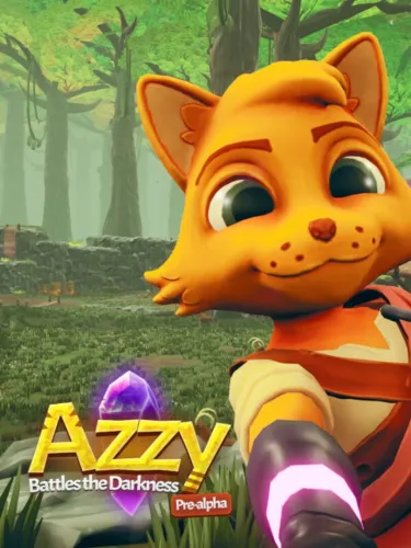 Portada de Azzy Battles the Darkness