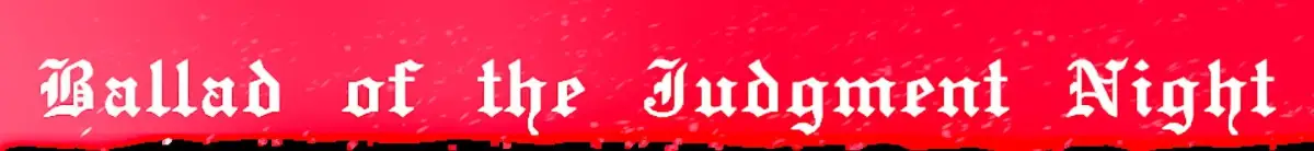 Portada de Ballad of the Judgment Night