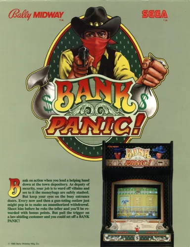Portada oficial del videojuego Bank Panic
