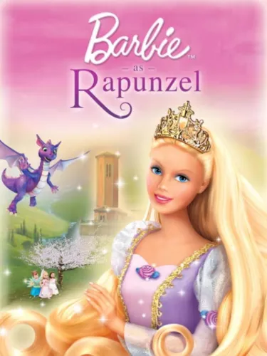 Portada oficial del videojuego Barbie as Rapunzel: A Creative Adventure