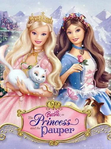 Portada oficial del videojuego Barbie: The Princess and the Pauper