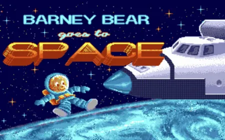 Portada de Barney Bear Goes to Space