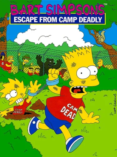 Portada de Bart Simpson’s Escape from Camp Deadly
