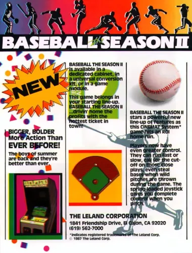 Portada de Baseball: The Season II