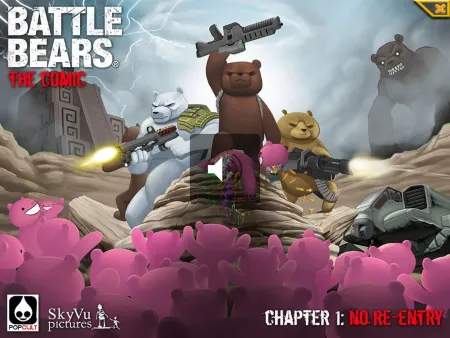 Portada de Battle Bears Comics