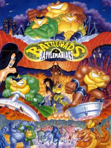 Portada de Battletoads In Battlemaniacs