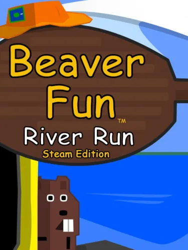 Portada oficial del videojuego Beaver Fun River Run: Steam Edition