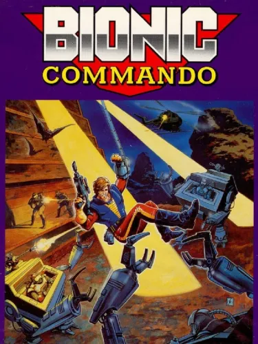 Portada oficial del videojuego Bionic Commando