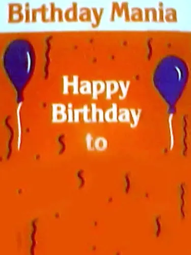 Portada de Birthday Mania