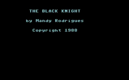 Portada de Black Knight Adventure