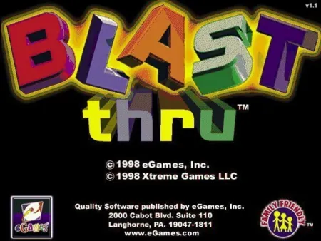 Portada de Blast Thru