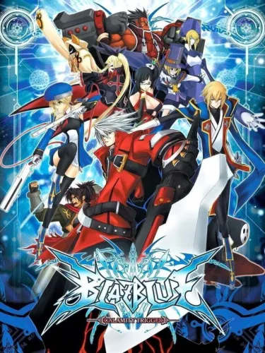 Portada oficial del videojuego BlazBlue: Calamity Trigger