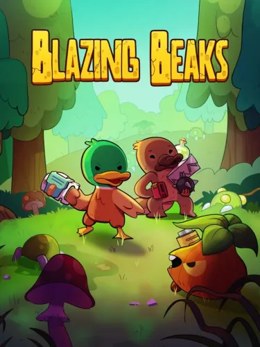 Portada oficial del videojuego Blazing Beaks