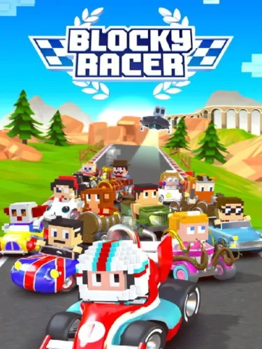 Portada oficial del videojuego Blocky Racer