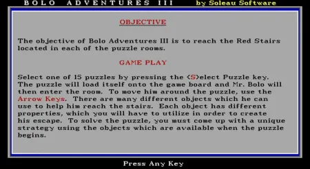 Portada de Bolo Adventures III