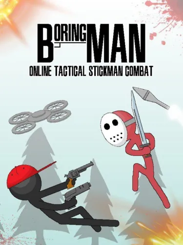 Portada de Boring Man: Online Tactical Stickman Combat