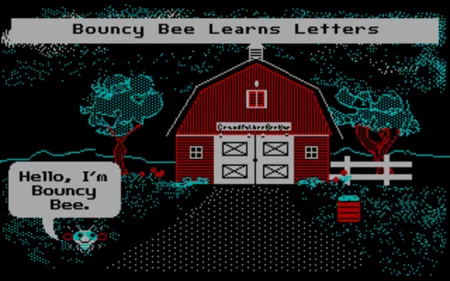 Portada de Bouncy Bee Learns Letters