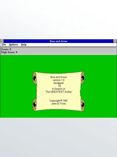 Portada de Bow and Arrow