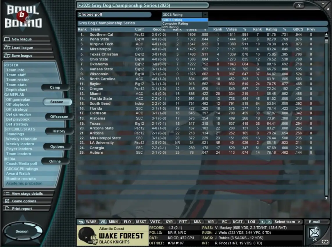 Bowl Bound College Football