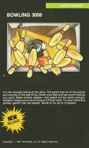 Portada de Bowling