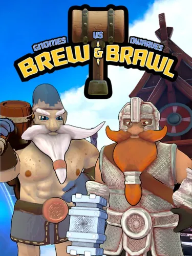 Portada de Brew & Brawl: Gnomes vs. Dwarves