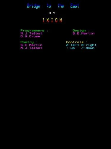 Portada de Bridge to the East