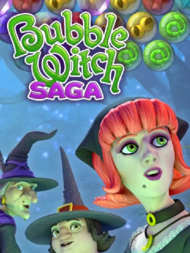 Portada oficial del videojuego Bubble Witch Saga