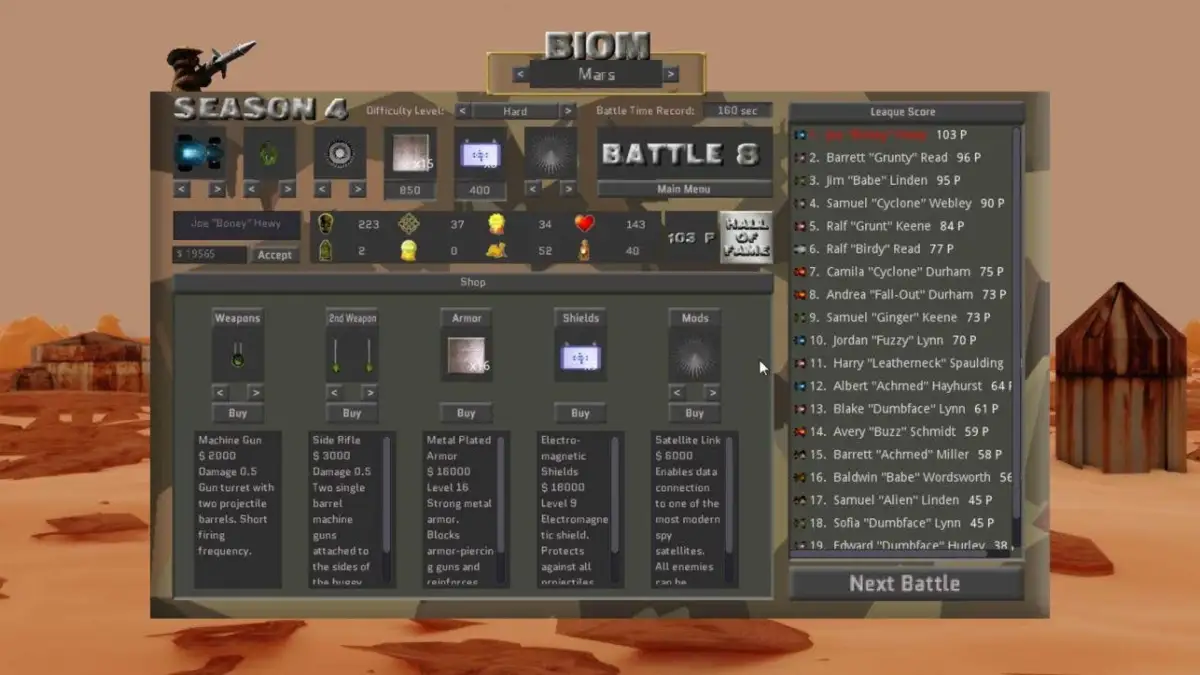 Portada de Buggy Battle