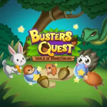 Portada oficial del videojuego Buster’s Quest: Trials of Hamsterdam