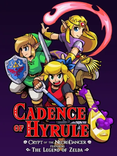 Portada de Cadence of Hyrule: Crypt of the NecroDancer Featuring the Legend of Zelda