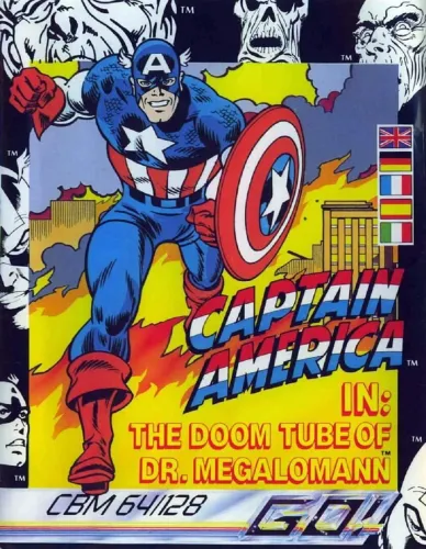 Portada de Captain America in: The Doom Tube of Dr. Megalomann