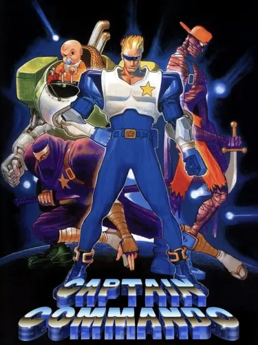 Portada oficial del videojuego Captain Commando
