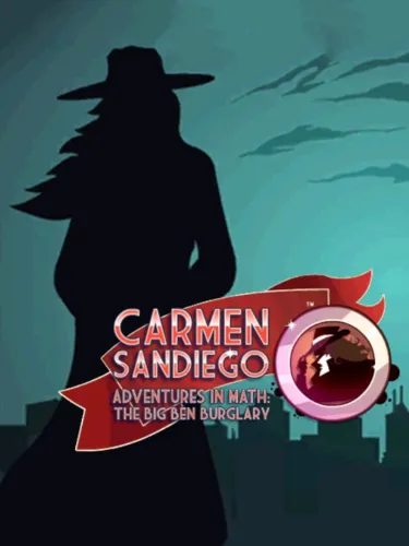 Portada de Carmen Sandiego Adventures in Math: The Big Ben Burglary