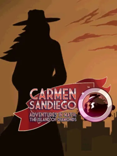 Portada de Carmen Sandiego Adventures in Math: The Island of Diamonds
