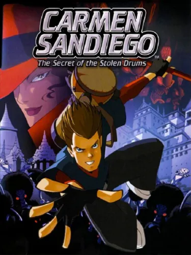Portada de Carmen Sandiego: The Secret of the Stolen Drums