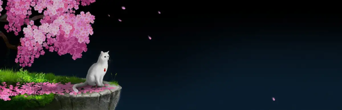 Cat and Ghostly Road