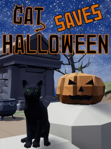 Portada de Cat Saves Halloween