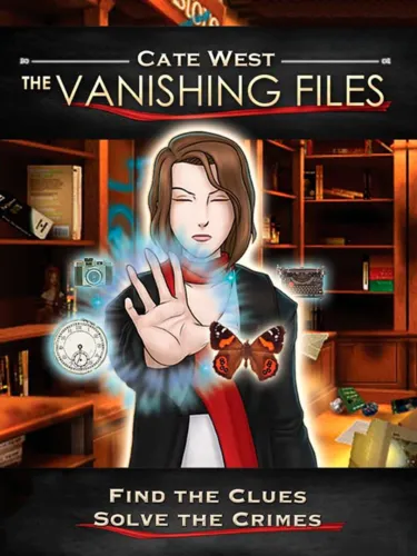Portada oficial del videojuego Cate West: The Vanishing Files