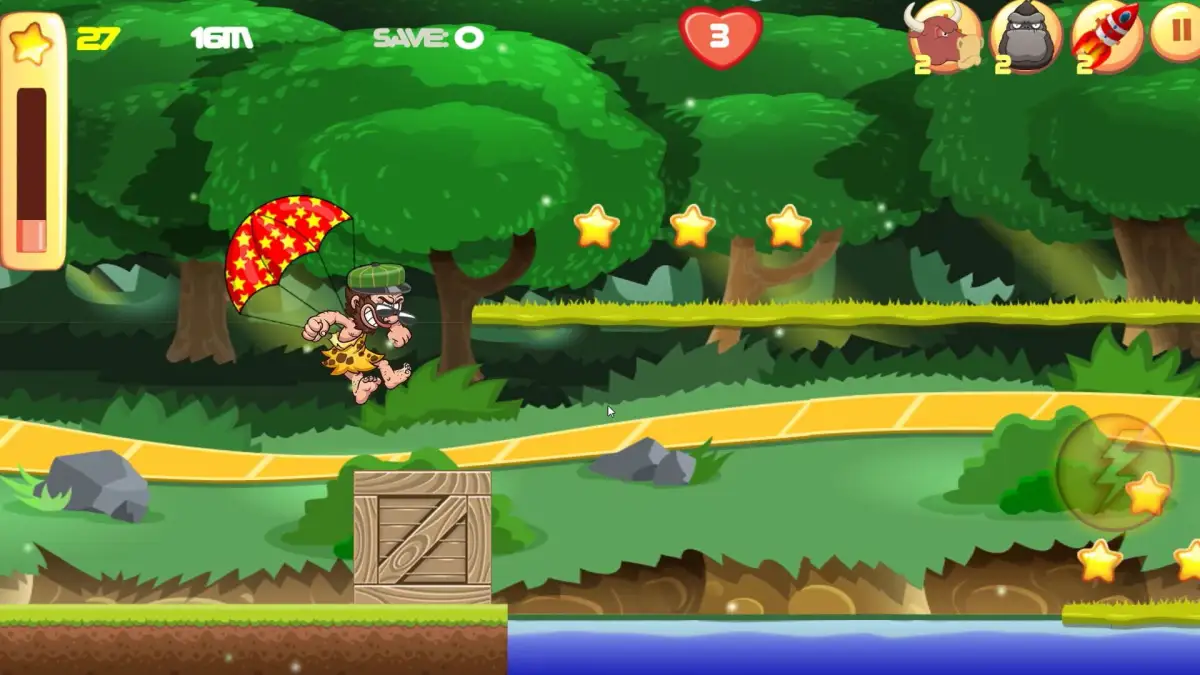 Portada de Caveman adventures